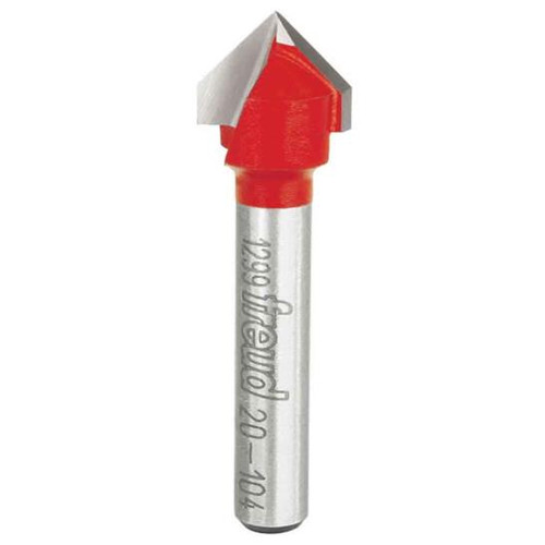 Freud- 20-104- V Groove Router Bit- 13/64"- 1/4" Shank