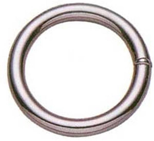 Welded Ring- 1-1/2"- Nickel Plated