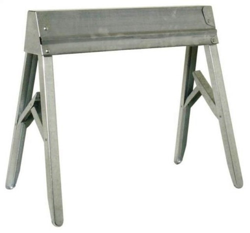 Portable Lightweight Folding Sawhorse- 1000 lb- 29-1/4" H X 32-1/2" W- Galvanized Steel