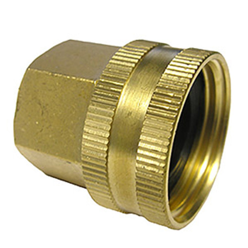 Garden Hose- Adapter- Female x 1/2" FPT- Brass