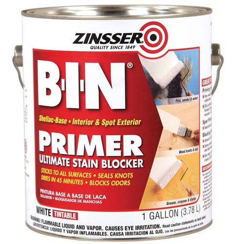 BIN Stain Blocking Primer Sealer- White- Shellac Base- Gallon