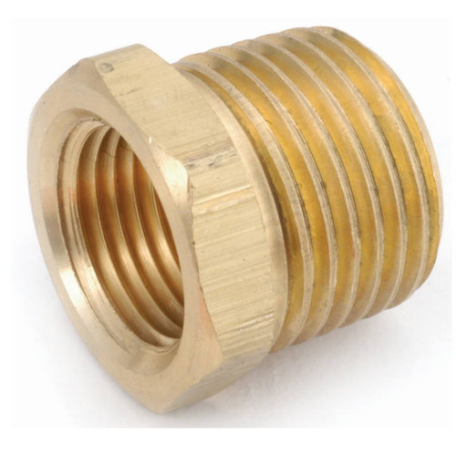 Brass Pipe- Fittings- Bushing- 3/8" x 1/4"