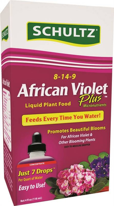 African Violet Food- Liquid- 4 Oz