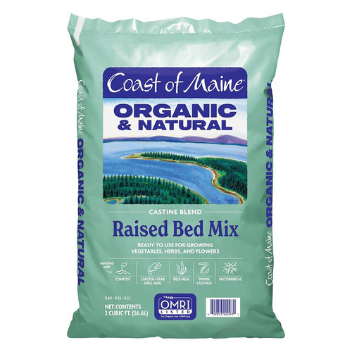 Coast Of Maine- Raised Bed Mix- 2 CuFt