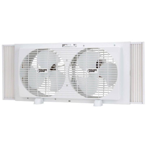 Fan- Window Mount- 2 Speed- 9"- Reversable- White