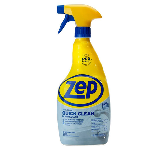 Zep- Quick Clean Disinfectant- 32 Oz- Pump Spray