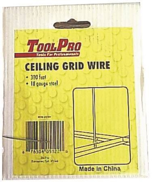 Ceiling Grid Wire- 18 Ga x 300'- Steel