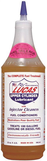 Lucas- Upper Cylinder Lubricant/Cleaner- 32 Oz