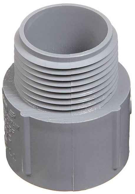 PVC Conduit- 1"- Male Adapter- SCH 40