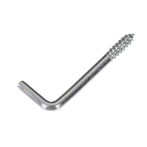 Screw Hook- L- #10 x 1-13/16"- 6 Pack- Zinc Plated