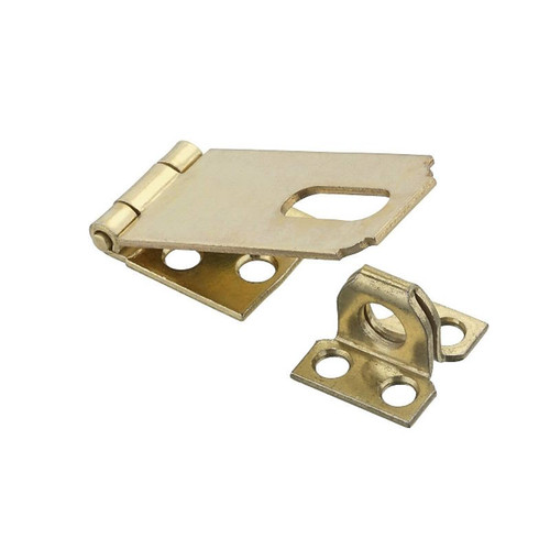 Hasp- 2 1/2" Steel- Brass Plated