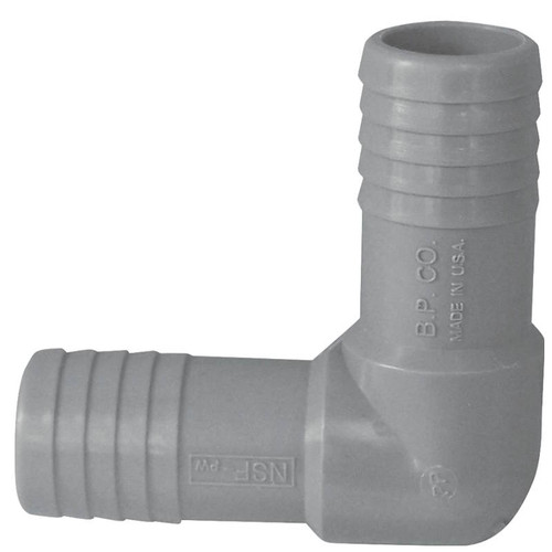 Barbed Fittings- 1"- Elbow- Polypropylene