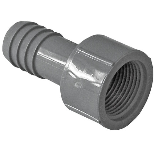 Barbed Fittings- 1 1/4"- Adapter- FPT- Polypropylene
