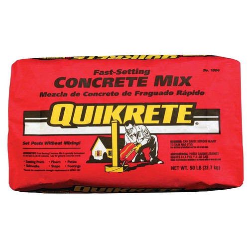 Quikrete- Fast Setting Concrete- 50 Lb