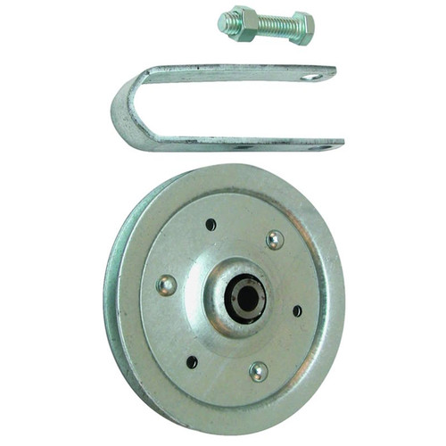 Garage Door- Pulley & Fork- 4" Dia