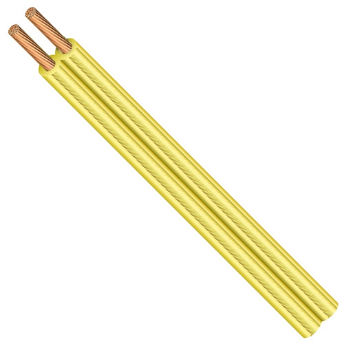 18/2- Gold- 2 Cond 18 Ga- Lamp Cord- 1'