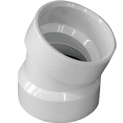 PVC DWV- 1 1/2"- Elbow- 22 1/2 Deg