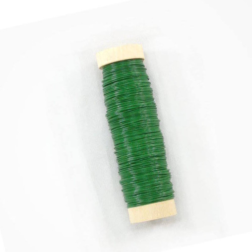 Floral Wire- 26 Gauge- Green- 550' Spool