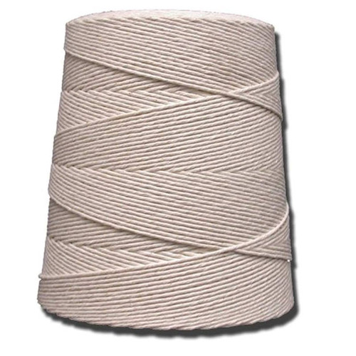 Twine- Cotton Wrap Cord 3 Ply- 12,900'- White