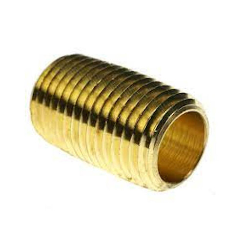 Brass Pipe- Nipple- 1/4" Close