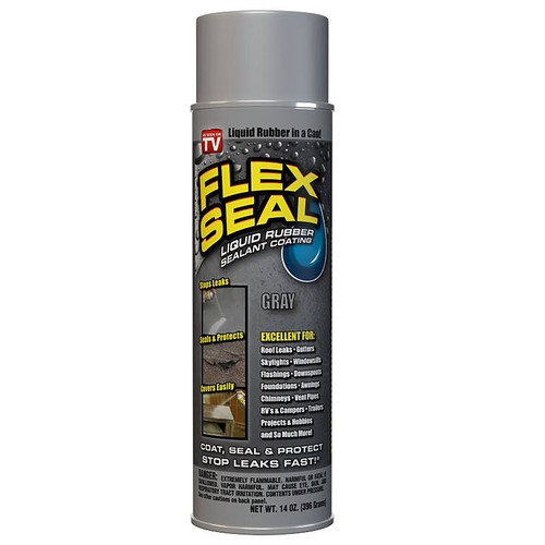 Flex Seal- Spray- Rubberized Coating- Gray- 14 Oz