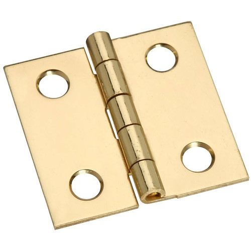 Hinge- 3/4" Narrow- Solid Brass- 4 Pack- With Screws