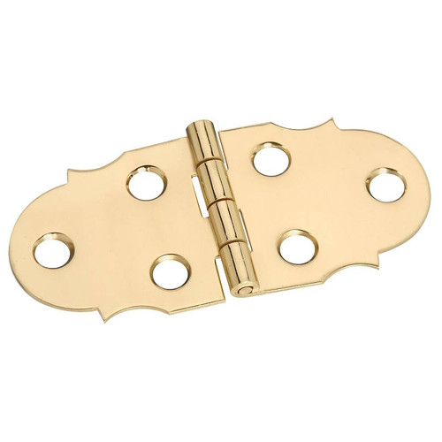 Hinge- Solid Brass- 1.31"- 2 Pack- With Screws