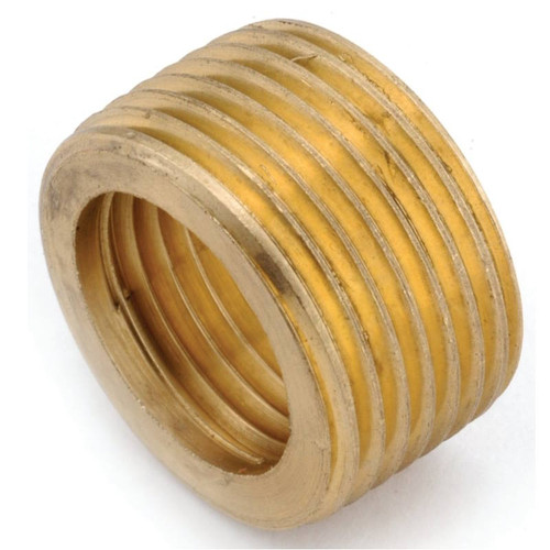 Brass Pipe- Fittings- Bushing- 3/8" x 1/4"- Face