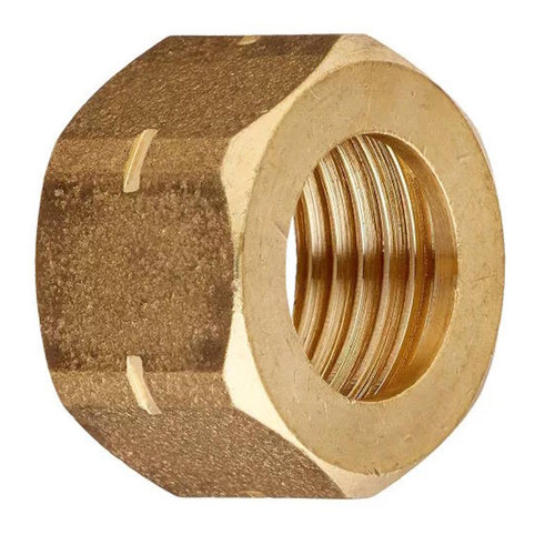 Faucet Basin Nut- 1/2" Brass