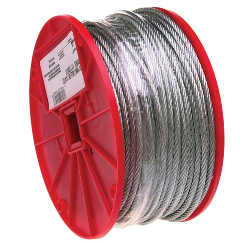 Aircraft Cable- 3/8" (7 x 19)- Galvanized- 1'