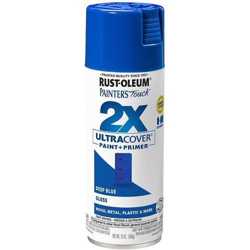 Rust-Oleum- Painter's Touch Ultra-Cover- 2X- Deep Blue- 12 oz