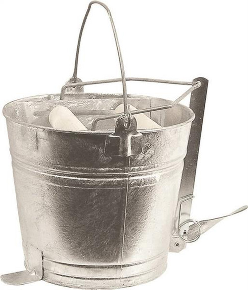 Galvanized Wringer Pail- 12 Quart