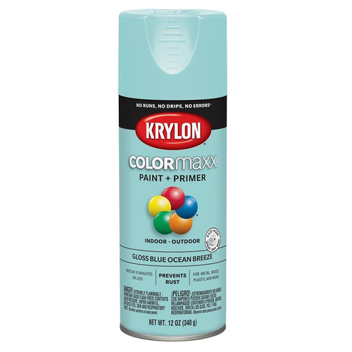 Krylon- Spray Paint- Blue Ocean Breeze- 12 Oz Aerosol