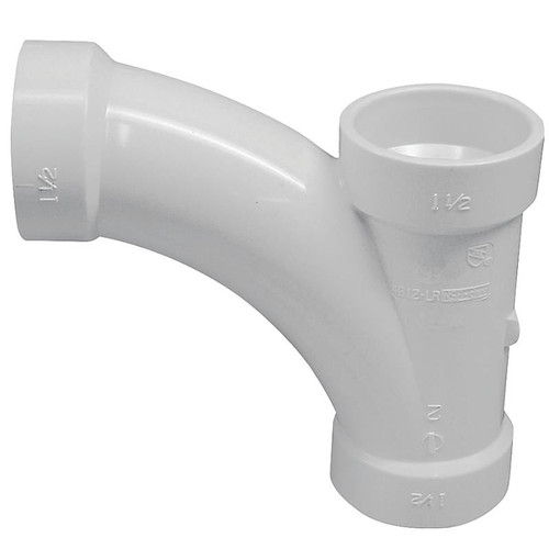 PVC DWV- 1 1/2"- Tee Y