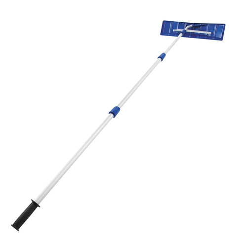 Roof Rake- Telescopic Aluminum Handle 21' Long- 25" Blade