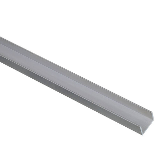 Aluminum Channel- 41/64" x 1/2" x 48"- Mill Finish