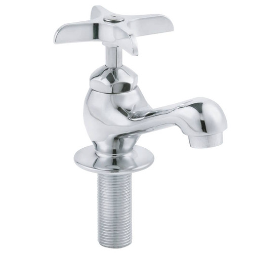 Lavatory Faucet- Brass- Chrome Plated- Hot Or Cold