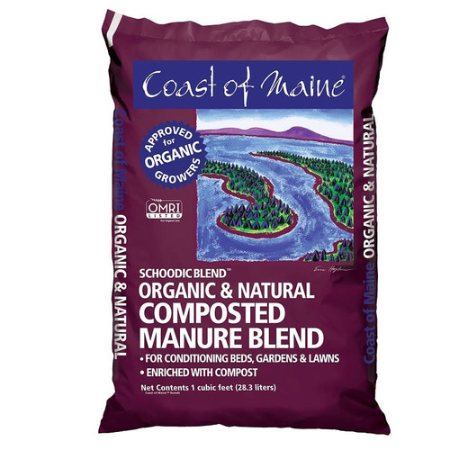 Coast Of Maine- Schoodic Blend- Cow Manure- 1 CuFt