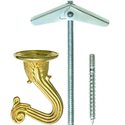 Swag Hook- Brass- 2 Pack