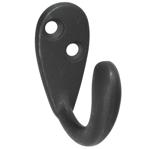 Robe Hook- Single- Oil Rubbed Bronze- With Screws
