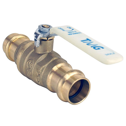 Ball Valve- 3/4"- Press Fit- Brass- 250 PSI