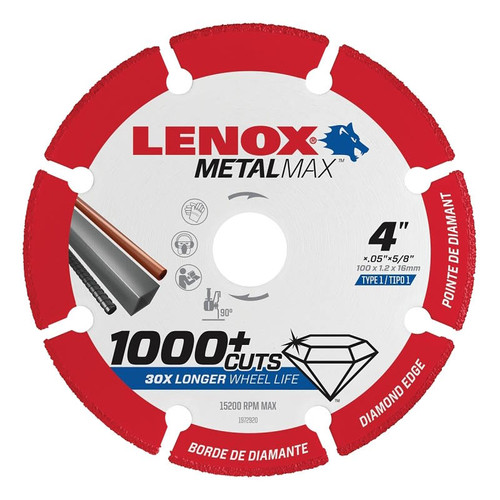Metal Cut Off Wheel-  4"- Diamond Abrasive- 5/8" Arbor