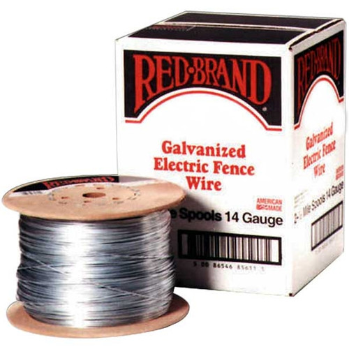 Electric Fence- Wire- 14 Ga x 1/2 Mile- Galvanized