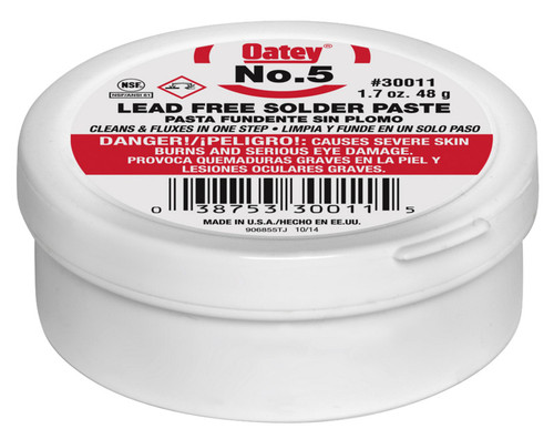 Oatey- Solder Paste Flux- 1.7 Oz