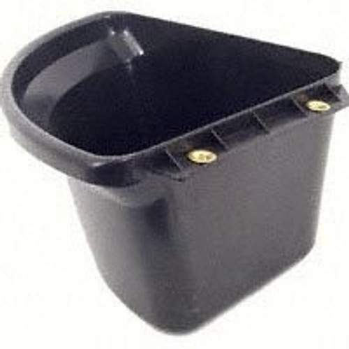 Corner Feeder Bucket 6 Gal- Black