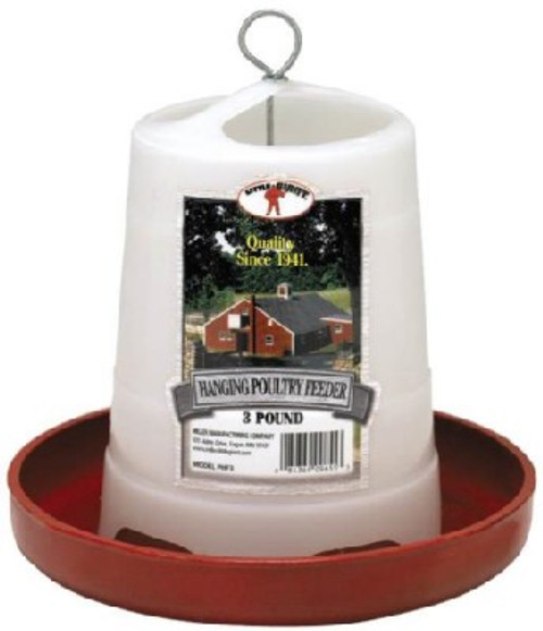 Poultry Feeder- 3 Lb Capacity- Plastic