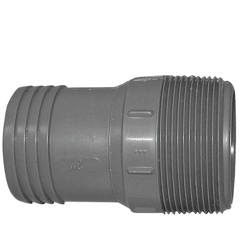 Barbed Fittings- 2"- MPT Adapter- Polypropylene