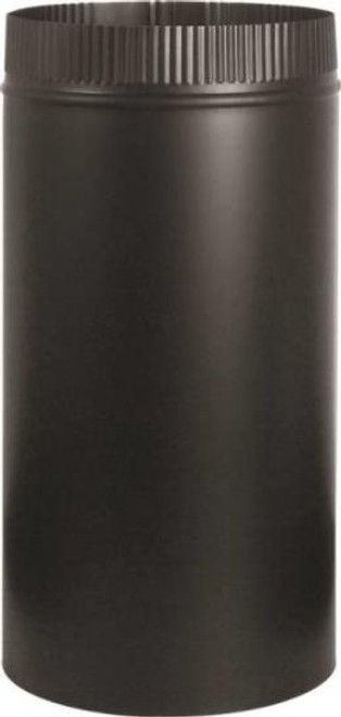 Stove Pipe- Black- 6" x 12"- 24 Ga