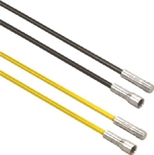 Chimney Brush Rod-6'- 1/4" NPT Male/Female Thread- Fiberglass