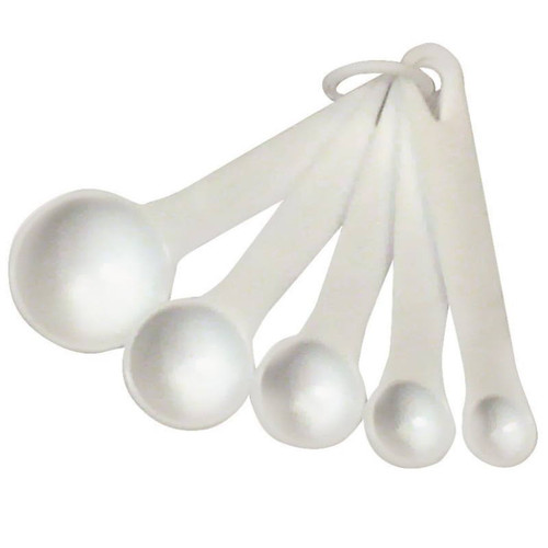 Measuring Spoon Set- White- Plastic